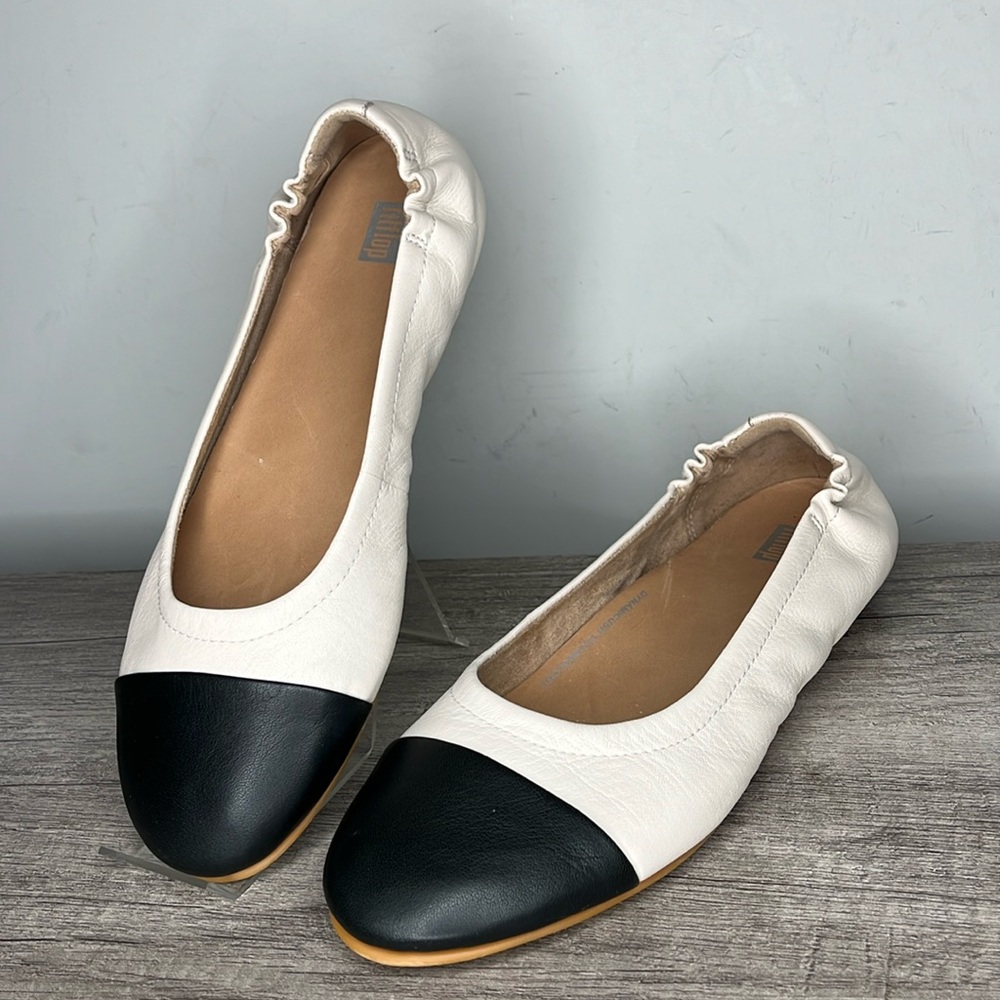 FITFLOP Cap Toe Ballet Flats size 9 EUC